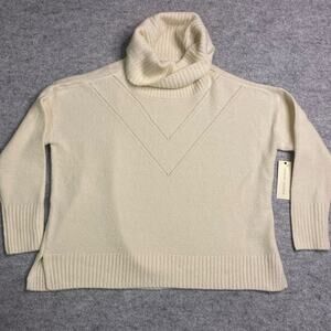 Women's‎ sweater M Turtleneck cottagecore Classic preppy Elegant minomalist NYC